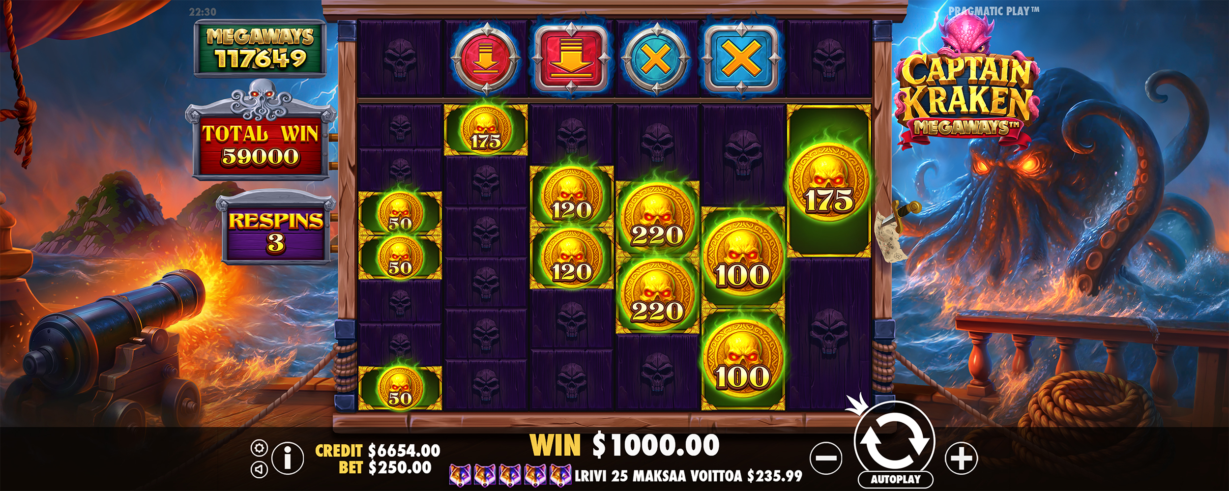 Captain Kraken Megaways™ - screenshot with slot description 4